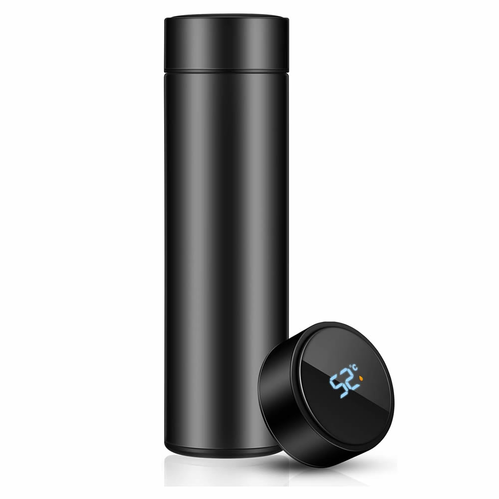 فلاسک هوشمند درجه دار یونیک Unique مدل Smart Cup مشکی